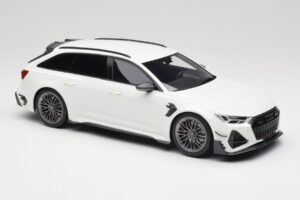 Audi ABT RS6-R C8 Avant Alb TopSpeed 1:18 TS0502 Metal - imaginea 4 din 6
