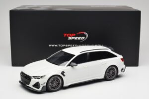 Audi ABT RS6-R C8 Avant Alb TopSpeed 1:18 TS0502 Metal - imaginea 6 din 6