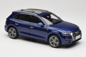 Audi Q5L FY Albastru Paudi Model 1:18 33729 Metal - imaginea 6 din 8