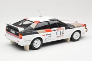 Audi Quattro #14 M. Mouton / F. Pons Winners Rally Sanremo 1981 Minichamps 1:18 155811114 Metal - imaginea 2 din 6