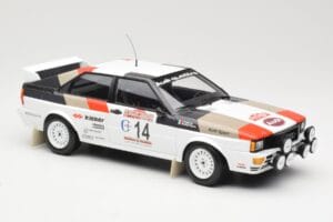 Audi Quattro #14 M. Mouton / F. Pons Winners Rally Sanremo 1981 Minichamps 1:18 155811114 Metal - imaginea 4 din 6