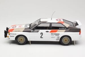 Audi Quattro A1 #2 H. Mikkola / A. Hertz Audi Sport Rally Monte Carlo 1983 Minichamps 1:18 155831102 Metal - imaginea 3 din 6