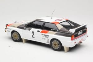 Audi Quattro A1 #2 H. Mikkola / A. Hertz Audi Sport Rally Monte Carlo 1983 Minichamps 1:18 155831102 Metal - imaginea 5 din 6