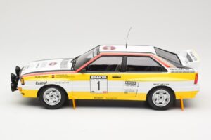 Audi Quattro A2 Audi Sport #1 W. Röhrl / C. Geistdörfer DNF Sanyo Rally of New Zealand 1984 Minichamps 1:18 155841101 Metal - imaginea 3 din 6