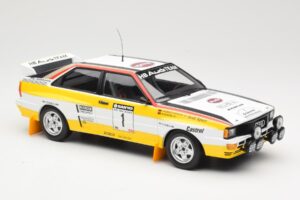 Audi Quattro A2 Audi Sport #1 W. Röhrl / C. Geistdörfer DNF Sanyo Rally of New Zealand 1984 Minichamps 1:18 155841101 Metal - imaginea 4 din 6