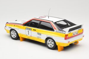 Audi Quattro A2 Audi Sport #1 W. Röhrl / C. Geistdörfer DNF Sanyo Rally of New Zealand 1984 Minichamps 1:18 155841101 Metal - imaginea 5 din 6