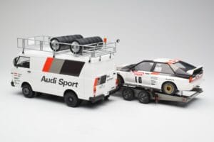 Audi Quattro A2 M. Mouton / F. Pons Tour de Corse 1983 Cu VW LT35 Otto 1:18 OT418 Rășină - imaginea 2 din 6