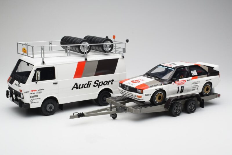 Audi Quattro A2 M. Mouton / F. Pons Tour de Corse 1983 Cu VW LT35 Otto 1:18 OT418 Rășină