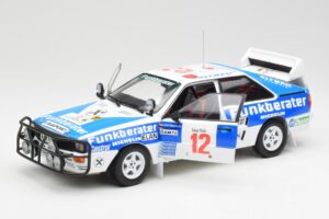 Audi Quattro A2 #12 H. Wittmann / R. Diekmann Safari Rally 1984 Sun Star 1:18 4246 Metal - imaginea 2 din 8