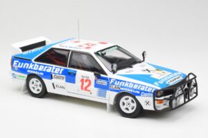 Audi Quattro A2 #12 H. Wittmann / R. Diekmann Safari Rally 1984 Sun Star 1:18 4246 Metal - imaginea 6 din 8