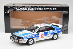 Audi Quattro A2 #12 H. Wittmann / R. Diekmann Safari Rally 1984 Sun Star 1:18 4246 Metal - imaginea 8 din 8