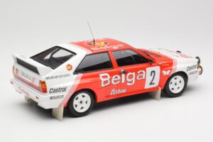 Audi Quattro A2 #2 B. Waldegård / H-T. Thorszelius Belga Team Winners Boucles de Spa 1985 Minichamps 1:18 155851102 Metal - imaginea 2 din 6
