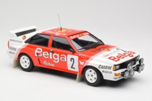 Audi Quattro A2 #2 B. Waldegård / H-T. Thorszelius Belga Team Winners Boucles de Spa 1985 Minichamps 1:18 155851102 Metal - imaginea 4 din 6