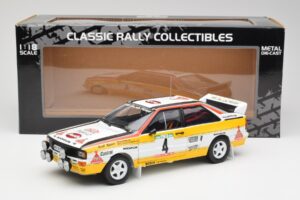 Audi Quattro A2 #4 W. Rohrl / C. Geistdorfer Rally de Portugal 1984 Sun Star 1:18 4224 Metal - imaginea 8 din 8