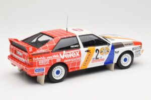 Audi Quattro A2 Schmidt Motorsport #2 H. Demuth / W. Lux Winners Hunsrück Rally 1984 Minichamps 1:18 155841102 Metal - imaginea 2 din 6