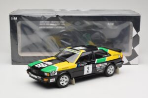 Audi Quattro #2 M. Mouton / F. Pons Audi Sport Rally of 1000 Pistes 1981 Minichamps 1:18 155811122 Metal - imaginea 6 din 6