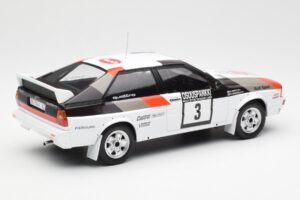 Audi Quattro #3 H. Mikkola / A. Hertz Rally Finland 1982 IXO 1:18 18RMC094A Metal - imaginea 2 din 6