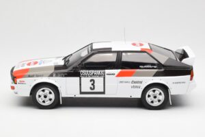 Audi Quattro #3 H. Mikkola / A. Hertz Rally Finland 1982 IXO 1:18 18RMC094A Metal - imaginea 3 din 6