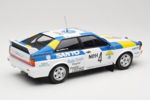 Audi Quattro #4 S. Blomqvist / B. Cederberg Audi Sport Sweden Winners International Swedish Rally 1982 Minichamps 1:18 155821 - imaginea 2 din 6