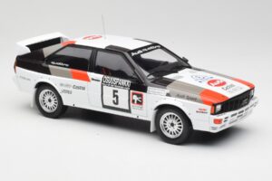 Audi Quattro #5 H. Mikkola / A. Hertz 1000 Lakes Rally 1982 IXO 1:18 18RMC094B Metal - imaginea 4 din 6