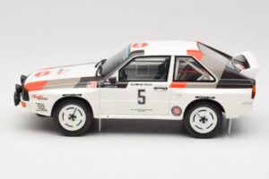 Audi Quattro Sport S1 #5 J. Buffum / N. Wilson Olympus Rally 1986 Otto 1:18 OT1159 Rășină - imaginea 3 din 6