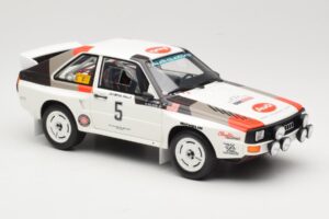 Audi Quattro Sport S1 #5 J. Buffum / N. Wilson Olympus Rally 1986 Otto 1:18 OT1159 Rășină - imaginea 4 din 6
