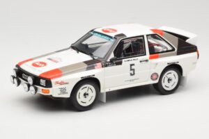 Audi Quattro Sport S1 #5 J. Buffum / N. Wilson Olympus Rally 1986 Otto 1:18 OT1159 Rășină