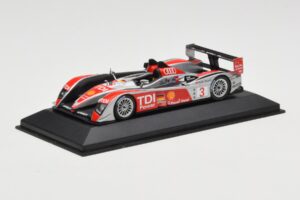 Audi R10 TDI LMP1 #3 L. Luhr / A. Premat / M. Rockenfeller 24 Hours of Le Mans 2008 Minichamps 1:43 400089903 Metal - imaginea 2 din 4