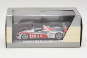 Audi R10 TDI #1 R. Capello / A. McNish / T. Kristensen 24 Hours of Le Mans 2007 Minichamps 1:43 5020700243 Metal - imaginea 4 din 4