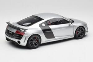 Audi R8 GT Type 42 Ice Argintiu Metallic Kyosho 1:18 09218IS Metal - imaginea 3 din 8