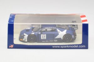 Audi R8 LMS GT3 #17 WRT M. Leonard / D. van der Linde / A. Riberas California 8 Hours 2018 Spark 1:43 US084 Rășină - imaginea 4 din 4