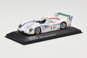 Audi R8 LMP1 #3 J. Lehto / M. Werner / T. Kristensen 24 Hours of Le Mans Winner 2005 Minichamps 1:43 400051303 Metal - imaginea 2 din 4