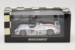 Audi R8 LMP1 #3 J. Lehto / M. Werner / T. Kristensen 24 Hours of Le Mans Winner 2005 Minichamps 1:43 400051303 Metal - imaginea 4 din 4