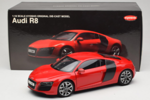 Audi R8 Roșu Kyosho 1:18 09213R Metal - imaginea 8 din 8