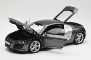 Audi R8 Type 42 4.2 Daytona Grey Kyosho 1:18 5010618425 Metal - imaginea 2 din 8