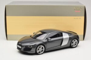 Audi R8 Type 42 4.2 Daytona Grey Kyosho 1:18 5010618425 Metal - imaginea 8 din 8