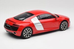 Audi R8 V10 Brilliant Roșu Kyosho 1:18 09216RR Metal - imaginea 3 din 8