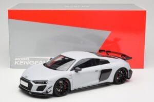 Audi R8 4S V10 Performance Alb Kengfai 1:18 VAKF-0357 Metal - imaginea 8 din 8