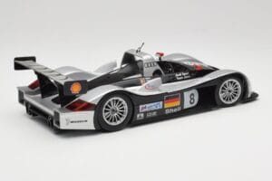 Audi R8R LMP #8 F. Biela / E. Pirro / D. Theys 24 Hours of Le Mans 1999 Maisto 1:18 538881 Metal - imaginea 3 din 8