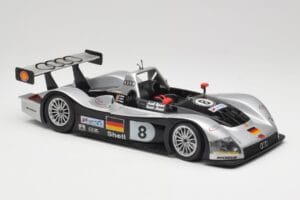 Audi R8R LMP #8 F. Biela / E. Pirro / D. Theys 24 Hours of Le Mans 1999 Maisto 1:18 538881 Metal - imaginea 6 din 8