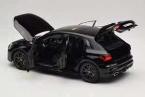 Audi RS3 8Y Sportback Myth Black Norev 1:18 188388 Metal - imaginea 5 din 8