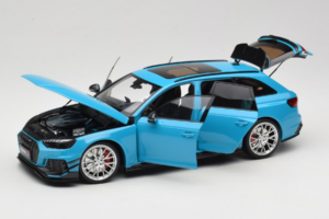 Audi RS4 B9 Avant Darwin Pro Albastru Kilo Works 1:18 KLW002303 Metal - imaginea 2 din 8