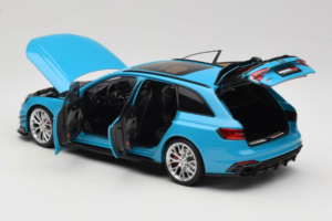 Audi RS4 B9 Avant Darwin Pro Albastru Kilo Works 1:18 KLW002303 Metal - imaginea 5 din 8