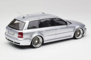 Audi RS4 B5 Avant Argintiu Custom Wheels Otto 1:18 OT521 Rășină - imaginea 2 din 6