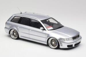 Audi RS4 B5 Avant Argintiu Custom Wheels Otto 1:18 OT521 Rășină - imaginea 4 din 6