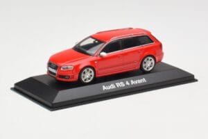 Audi RS4 B7 Avant Roșu Minichamps 1:43 5010509213 Metal - imaginea 2 din 4