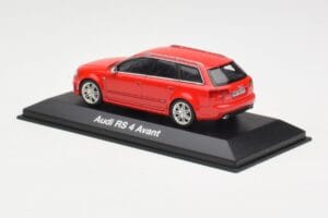 Audi RS4 B7 Avant Roșu Minichamps 1:43 5010509213 Metal - imaginea 3 din 4