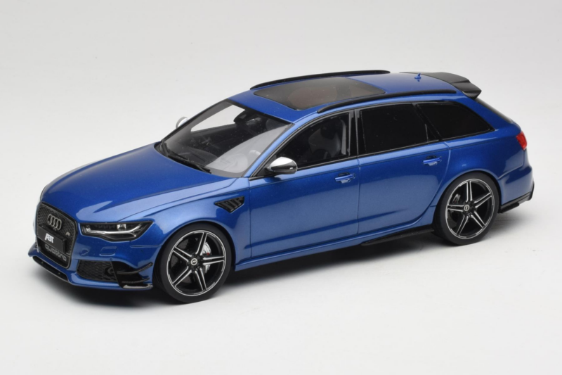 Audi RS6 C7 ABT Performance Avant Albastru Exclusive Edition GT Spirit 1:18 AUDI011 Rășină