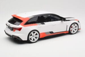 Audi RS6 C8 GT Avant Arkona White GT Spirit 1:18 GT512 Rășină - imaginea 2 din 6
