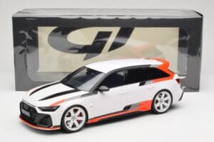 Audi RS6 C8 GT Avant Arkona White GT Spirit 1:18 GT512 Rășină - imaginea 6 din 6